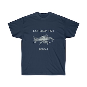 Eat, Sleep, Fish Repeat T-shirt