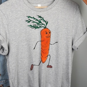 Running Carrot shirt, Cute Carrot, Exercising Carrot, Funny Carrot t-shirt, Carrot t, Unique Carrot, Healthy Carrot shirt, Happy Carrot