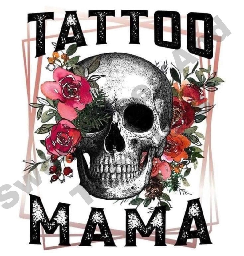 Mama Sublimation Screen Print Tatready to Press Tattoo Mama - Etsy