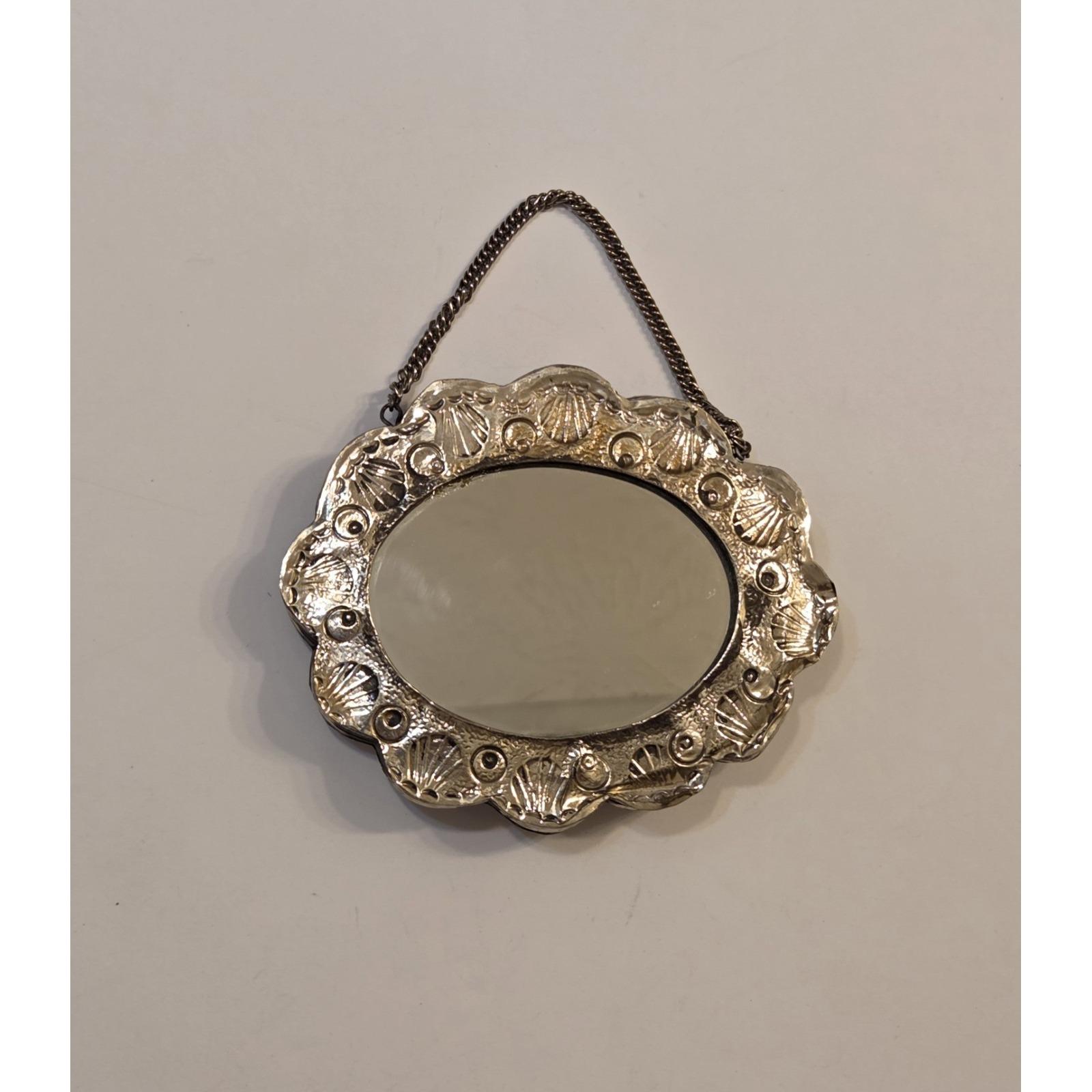 トルコ　ミラー　シルバー　900刻印　鏡　ウェディングミラー　アンティーク 900 Silver Mirror - Etsy
