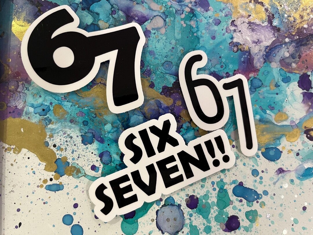 3 Sticker 6/7 Combo - Etsy