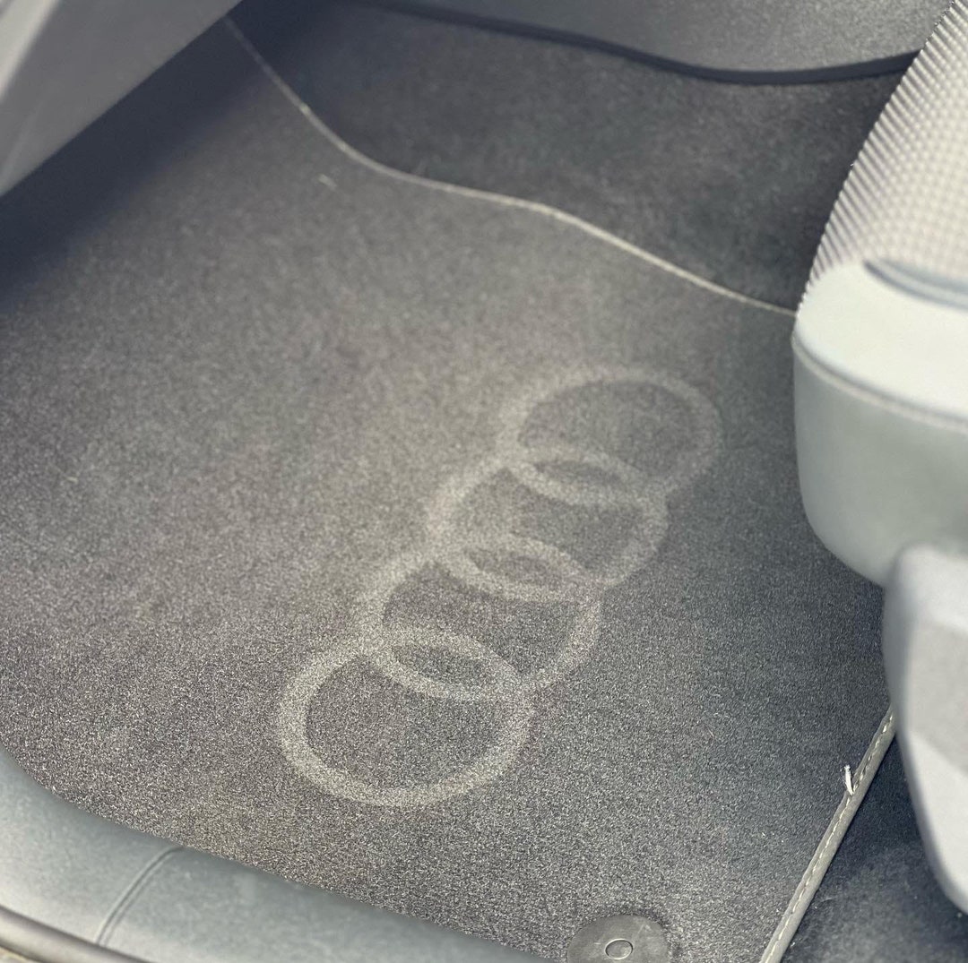 Audi Acrylic Stencil Detailing Valeting Carpet Stencil Car Mat Detail