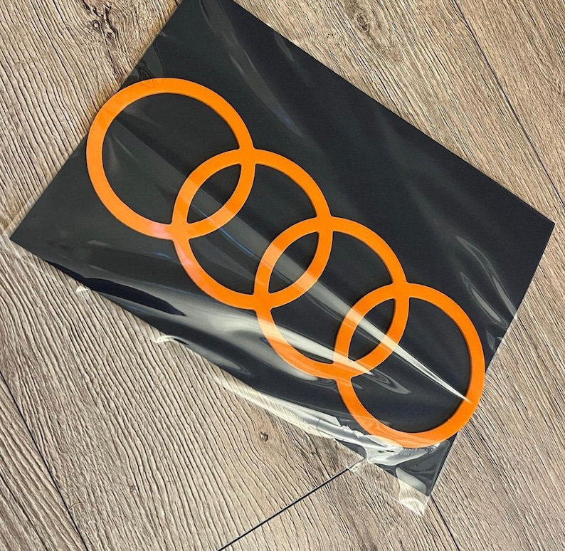 Audi Acrylic Stencil Detailing Valeting Carpet Stencil Car Mat Detail