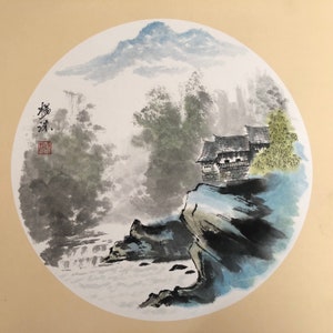 Chinese traditional ink painting, Chinese water color painting by Yangmo.