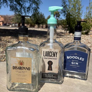 Alcohol Bottle Soap Dispensers