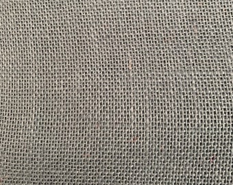 Gray Burlap Fabric | Burlap | Jute | Sewing | Crafts | Sold by the Foot | 58” Wide | Wreath |