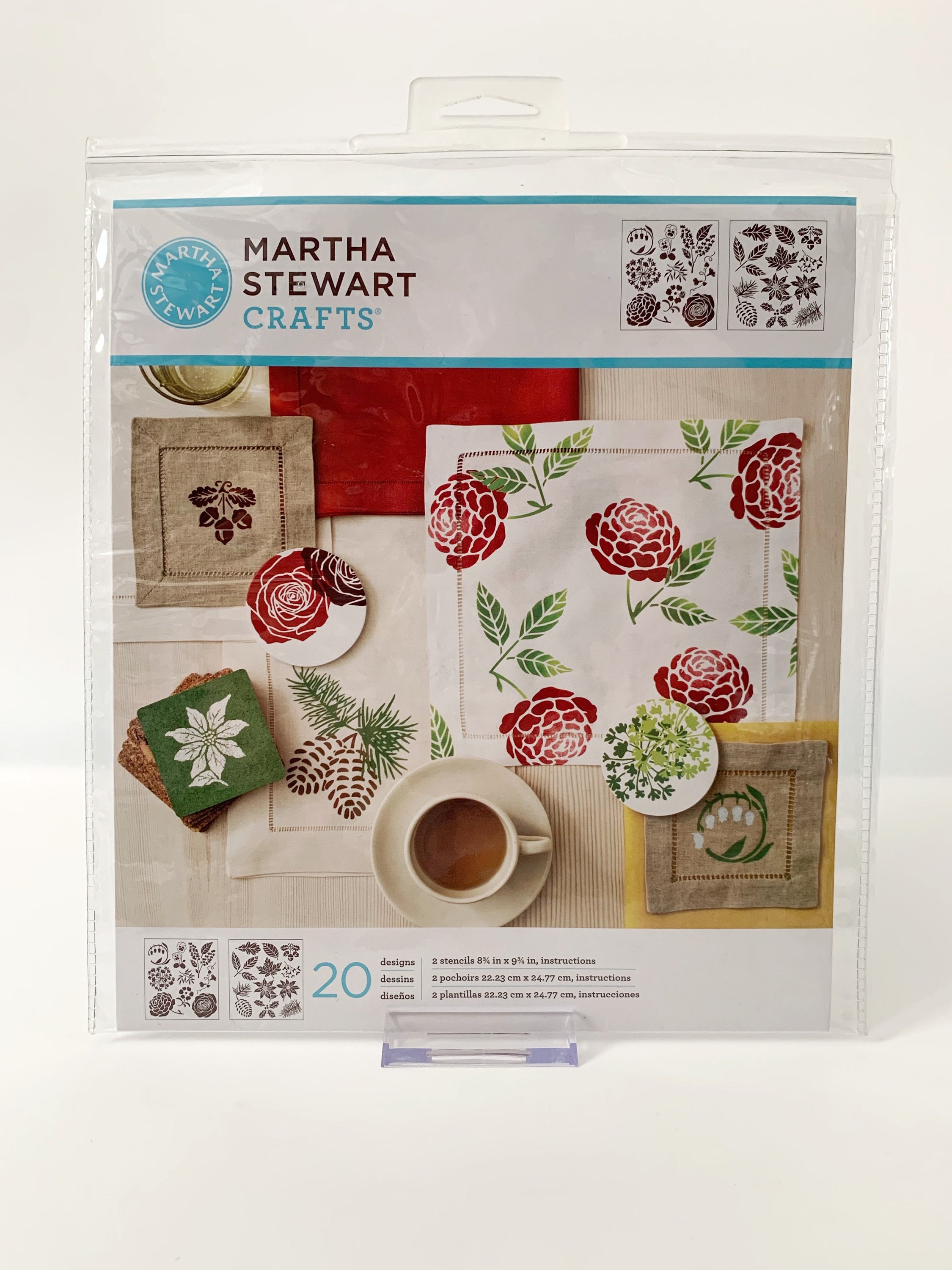 Martha Stewart Crafts Adhesive Stencils (5.75 by 7.75-Inch), 32271 18 Fair  Isle Dots Designs