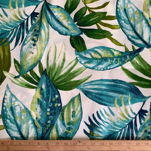 Richloom Tropical Fabric | Indoor & Outdoor Fabric | Designer Fabric | Cotton Canvas | Sewing | Crafts | Sold by the Foot | 54” Wide |