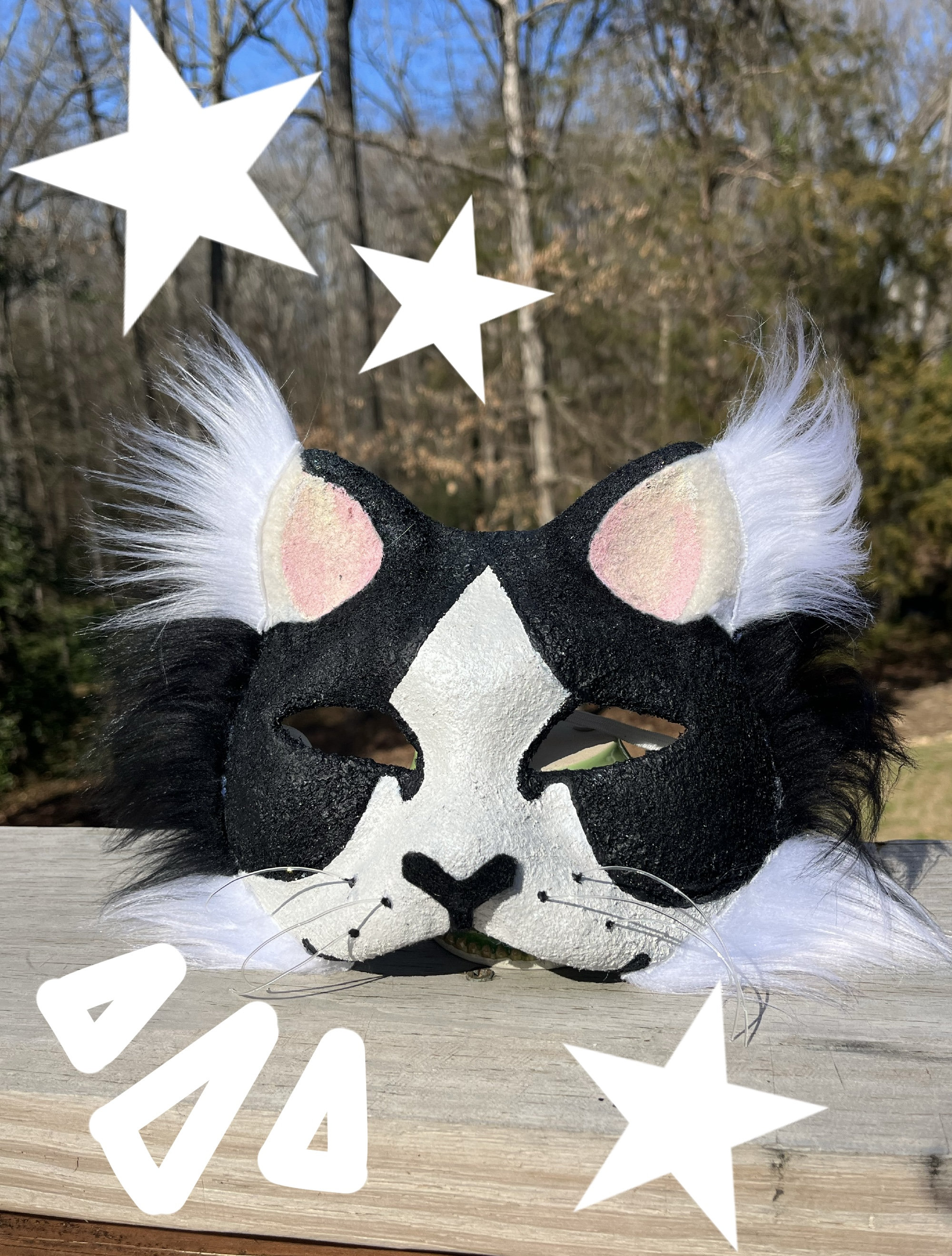 ON HOLD!!! Do NOT Buy | Tuxedo Cat Therian Mask - Etsy Canada