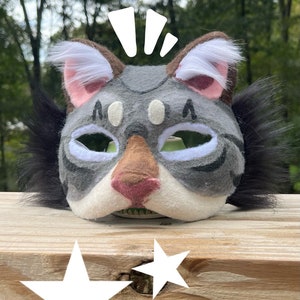 ON HOLD!! Do NOT buy | Gray Therian Cat Mask