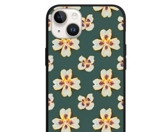 Housse de téléphone avec renoncule florale Coque iPhone | Étui pour iphone à fleurs bohème fait main, étui à fleurs élégant, cadeau pour amoureux des fleurs pour elle et sa maman