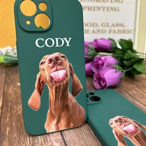Custom Dog Portrait iPhone Case: Personalized Pet Photo Gift, a thoughtful Pet Parent Gift