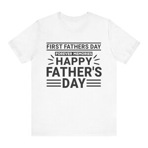 Erstes Vatertagsgeschenk-Shirt für Papa, perfektes glückliches Vatergeschenk-T-Shirt für Männer, verschiedene Farben und Baumwolle neues Papa-Hemd Geschenk für Papa