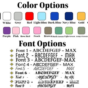 the font options for font options