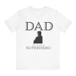 Personalisiertes Papa Shirt für das Vatertagsgeschenk - Passen Sie Ihr Foto für die Vatertagsfeier an - Individuelle T-Shirts für Opa und Papas