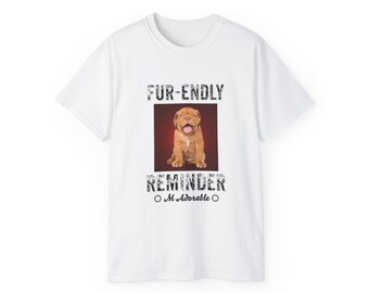 Custom Dog Shirt, Custom Pet Shirt with Custom Pet Portrait - Personalize Pet Memorial Gift T-shirt With Fur-endly Reminder Style Anodyne