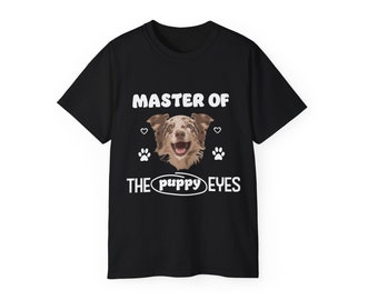 Custom Dog Shirt, Custom Pet Shirt with Custom Pet Portrait Tee - Personalize Pet Memorial Gift T-shirt with The Puppy Eyes Style Jumble