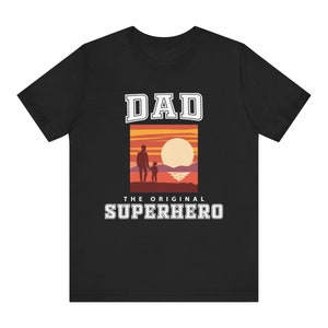 Superheld Papa T Shirt für den Vatertag Geschenk - Perfekte glückliche Vater Tees, Papa Mode - T-Shirt für Männer, Vatertag Papa Shirt - Geschenk für Papa