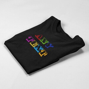 T-shirt enfant avec texte personnalisé Créez votre propre cadeau pour enfant image 6