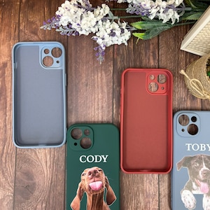 Personalized Pet Portrait phone Case for Cat Lovers, Custom Pet Cat name iPhone photo cases For Pet lover iphone Case Cat memorial Gift