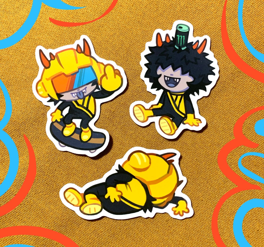 Mituna Captor Sticker Set Homestuck - Etsy