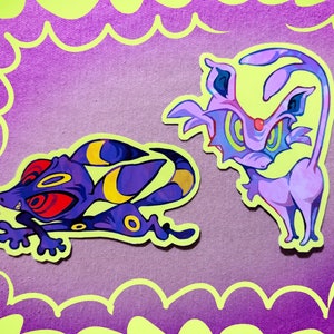 Umbreon and Espeon Stickers