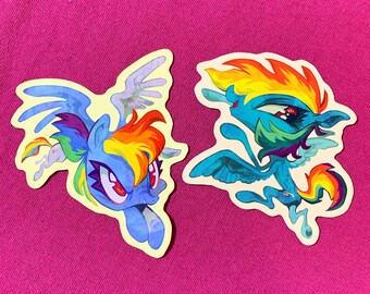 Rainbow Dash stickers | My Little Pony