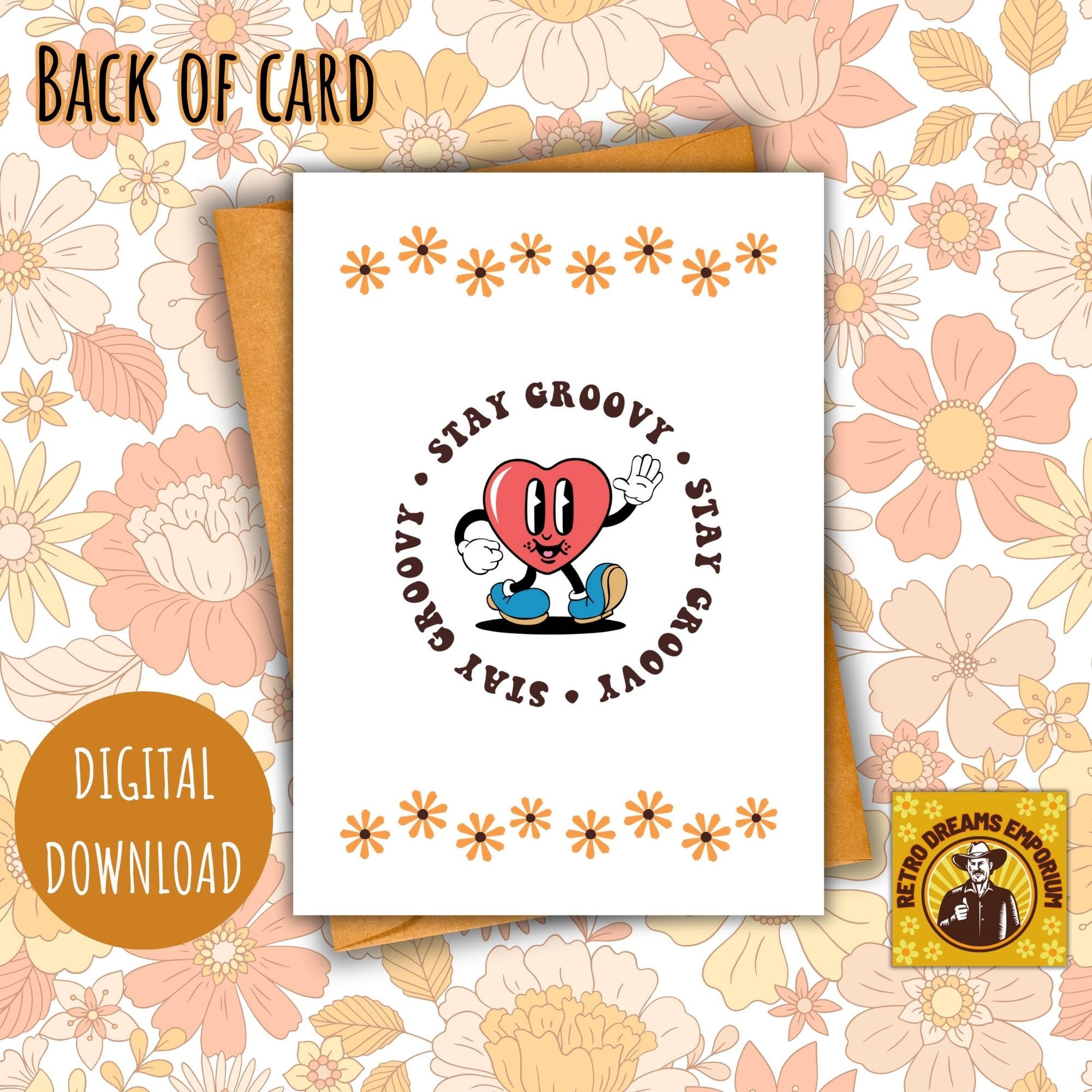 Printable Retro Funny Man Birthday Card, Birthday Card for Man, Digital ...