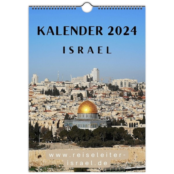 Israel Kalender 2024 (not available in CA and the US)