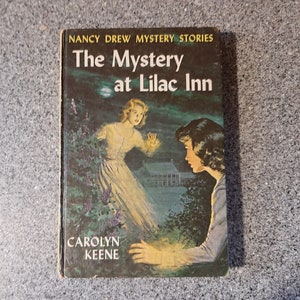 The Mystery at Lilac Inn by Carolyn Keene Nancy Drew Mystery Stories 1961 Book 4, Vintage Young Readers Mystery Book, Nancy Drew Hardback