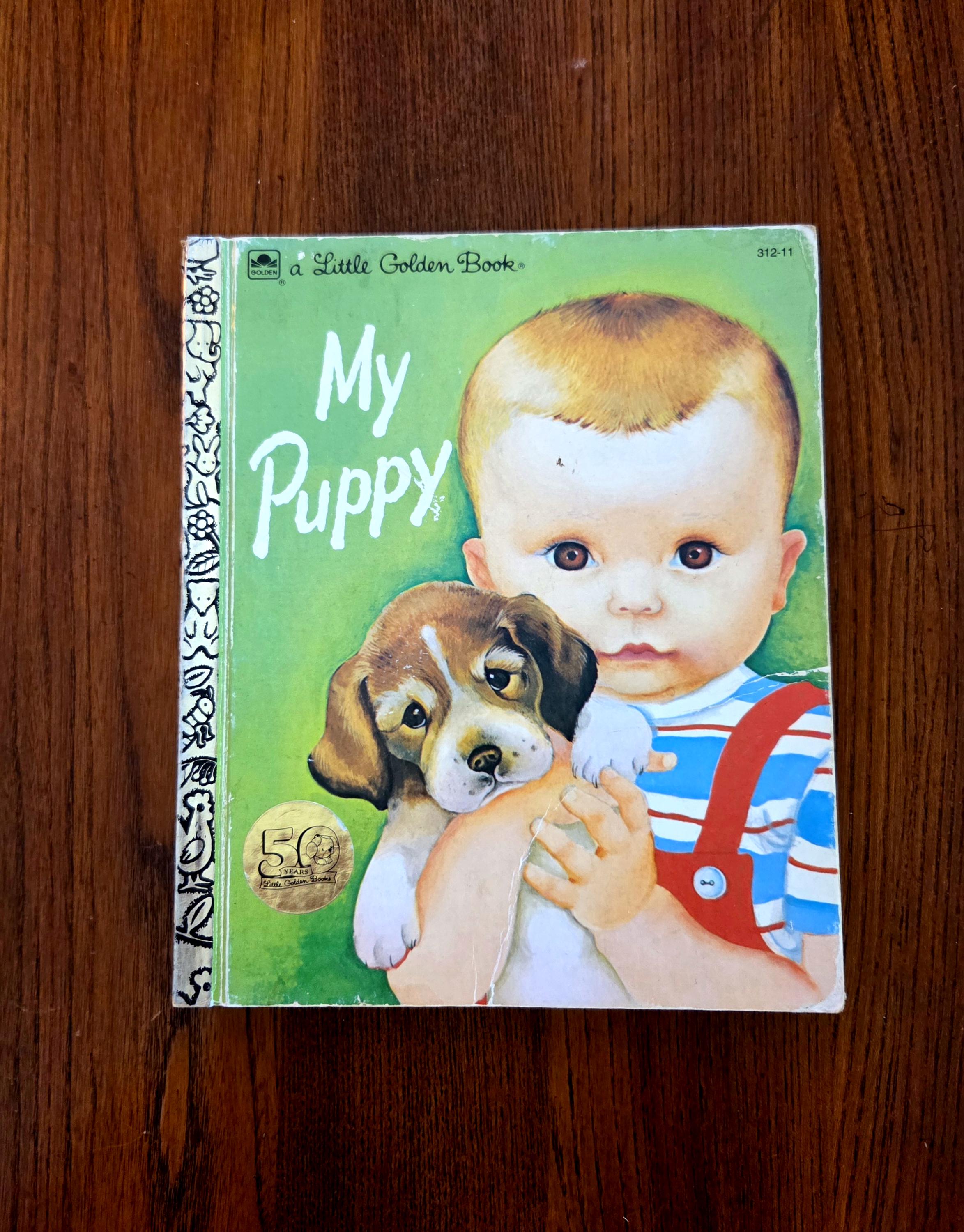 Patsy Rahn Books My Puppy by Patsy Scarry A Little Golden Book 50 Year Anniversary 1983 ...