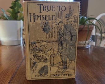 Fiel a sí mismo o La lucha de Roger Strong por encontrar su lugar, de Edward Stratemeyer. Copyright 1900 Lee & Shepard.