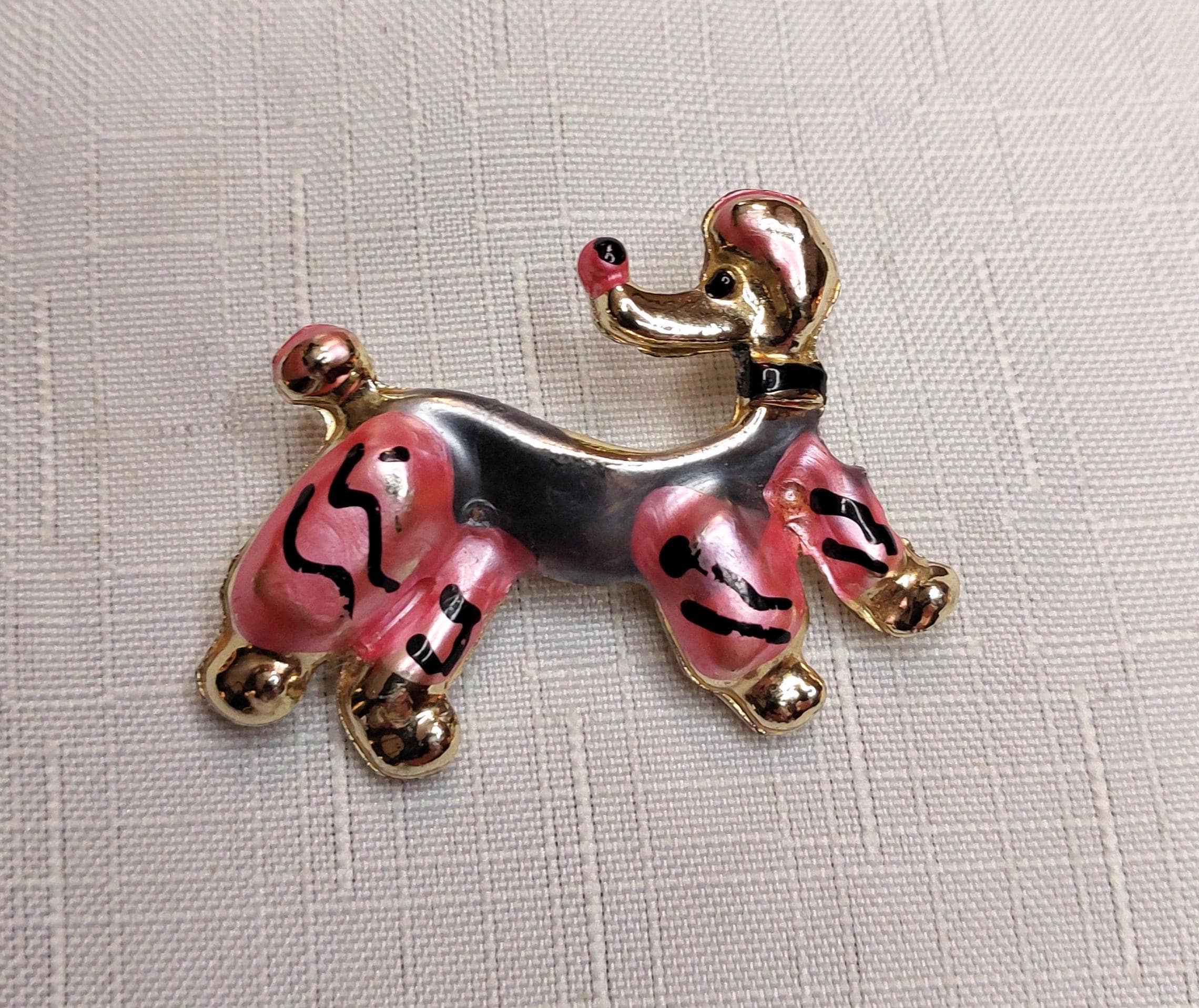 50s Poodle Brooch - Etsy