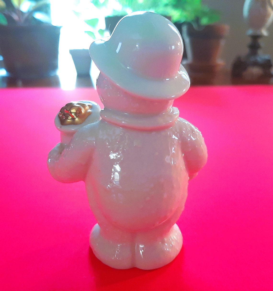 Lenox 12 Months of Snowmen Series 2000 March Snowman Holding a Etsy