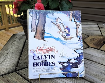 The Authoritative Calvin and Hobbes by Bill Watterson Copyright 1990 Universal Press Syndicate, Calvin and Hobbes Treasury, Vintage Cartoon