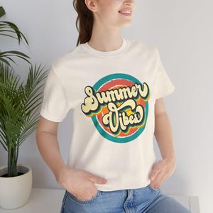 Retro Summer Vibes Unisex Graphic Tee
