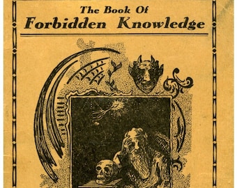 FORBIDDEN KNOWLEDGE: Black Magic, Superstitions, Charms, Divination, Signs, Omens – vintage 36-page ebook PDF download, occult, incantations