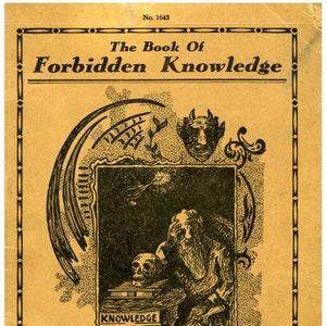 FORBIDDEN KNOWLEDGE: Black Magic, Superstitions, Charms, Divination, Signs, Omens – vintage 36-page ebook PDF download, occult, incantations