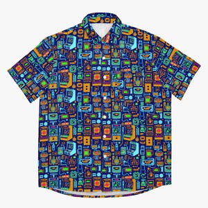 Retro Video Game Hawaiian Shirt