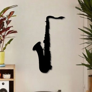 Unique Saxophone Metal Wall Decor, Living Room Wall Decor, Jazz Bar Decor, Music Decor, Music Studio Art, Blues Decor, Office Decor