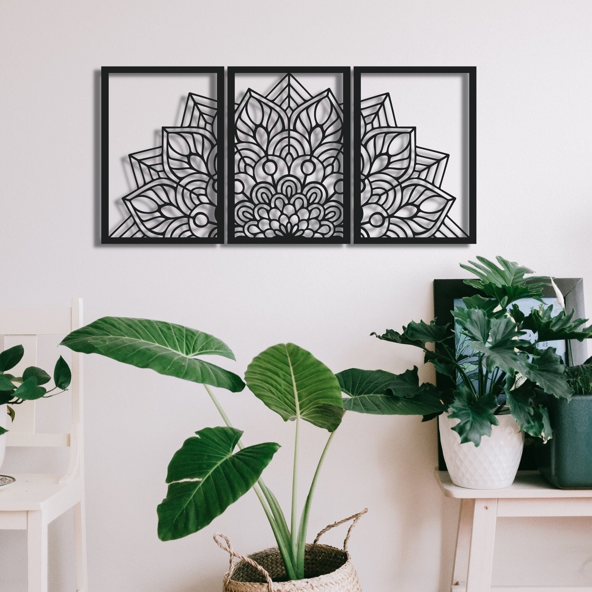 Mandala Wall Art, Metal Wall Art, 3 Pieces Wall Art, Housewarming Gift, Home Decor, Above Bed Decor, Wall Hanging, Meditation Wall Art - Etsy Mandala Wall Art, Metal Wall Art, 3 Pieces Wall Art, Housewarming Gift, Home Decor, Above Bed Decor, Wall Hanging, Meditation Wall Art - Etsy