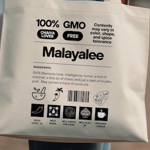 Maglietta Malayalee, maglietta divertente Kerala Pride, maglietta Indian Heritage, maglietta umoristica senza OGM, idea regalo unisex per gli amanti del Chaiya