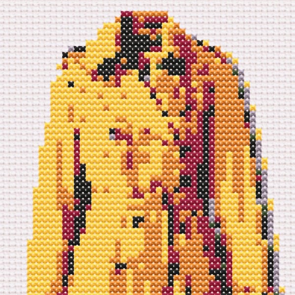 Iconic Burberry Trench Coat Cross Stitch Pattern - Instant PDF download