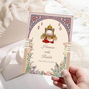 Elegantes Hochzeitseinladungs-Paket | Ethnische Jaggo Sangeet einladen | Indische Hindu Sikh Hochzeit einladen | Sofort Download Vorlage