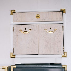 Drexel Campaign Nightstand Set of 2