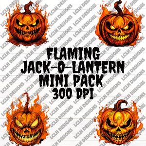 Flaming Pumpkin (for headless)