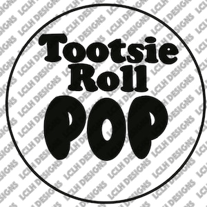 Tootsie Roll Pop Group Costume Design Sublimation, SVG, Design, 300 DPI, PNG, Black Lettering, Candy design, sucker design