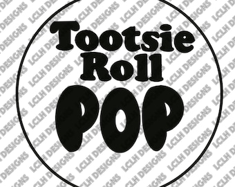 Tootsie Roll Pop Group Costume Design Sublimation, SVG, Design, 300 DPI, PNG, Black Lettering, Candy design, sucker design
