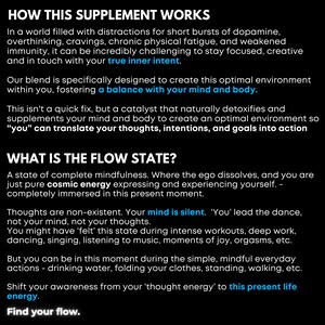 Cordyceps, Lions Mane, Reishi, Shilajit - Flow State Mushrooms Adaptogen Blend | High beta D glucan | High Cordycepin | Nootropic Blend image 4