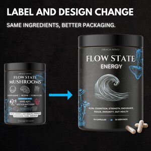 Cordyceps, Lions Mane, Reishi, Shilajit - Flow State Mushrooms Adaptogen Blend | High beta D glucan | High Cordycepin | Nootropic Blend image 5